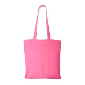 Westford mill WM101 - Borsa in cotone manici medi True Pink