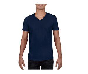 GILDAN GN646 - Adult V-Neck T-Shirt Softstyle Navy