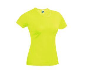 Starworld SW404 - T-shirt Performance da donna Fluorescent Yellow