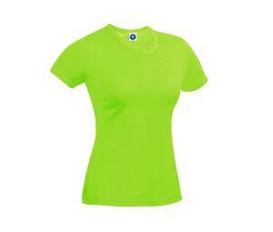 Starworld SW404 - T-shirt Performance da donna Fluorescent Green