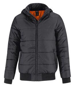 B&C BC335 - Superhood Men Dark Grey/Orange