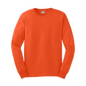 Gildan GN186 - T-shirt da uomo a maniche lunghe Ultra-T Orange