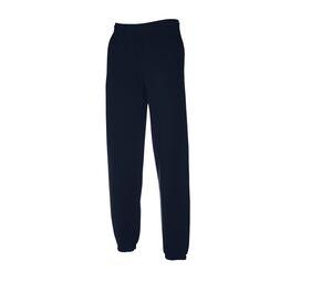 Fruit of the Loom SC290 - Pantalone fondo elasticizzato Deep Navy