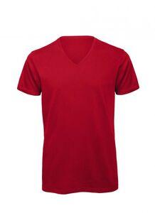 B&C BC044 - T-shirt da uomo in cotone biologico Red