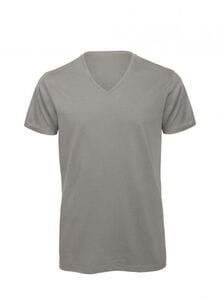 B&C BC044 - T-shirt da uomo in cotone biologico Light Grey