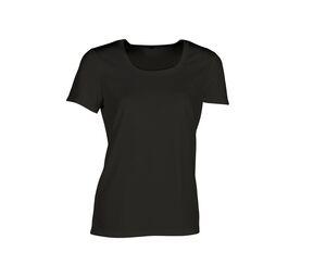 Sans Étiquette SE101 - T-Shirt Sportiva Da Donna Senza Etichetta Black