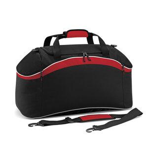 Bag Base BG572 - Borsone Teamwear Black/Classic Red/White