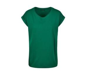 Build Your Brand BY021 - T-shirt donna con spalle estese Forest Green