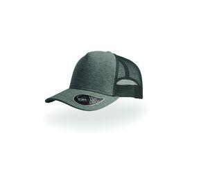 Atlantis AT083 - Cappello in stile camionista a 5 lettere in Jersey Dark Grey