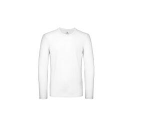 B&C BC05T - T-shirt da uomo a maniche lunghe White