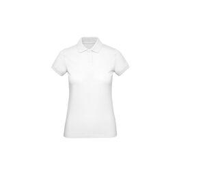 B&C BC401 - Shirt da polo biologica da donna White
