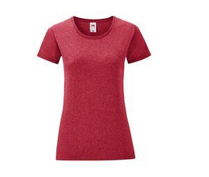 Fruit of the Loom SC151 - T-shirt girocollo 150 Red