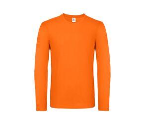 B&C BC05T - T-shirt da uomo a maniche lunghe Orange