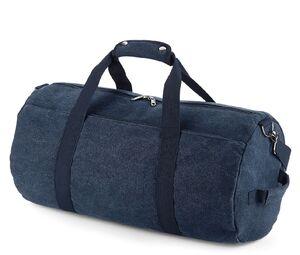 Bag Base BG655 - Borsa polochon in tela vintage Vintage Oxford Navy