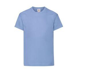 Fruit of the Loom SC1019 - T-shirt a maniche corte per bambini Sky Blue