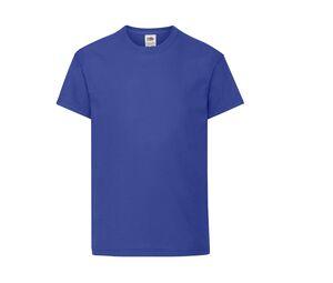 Fruit of the Loom SC1019 - T-shirt a maniche corte per bambini Royal Blue