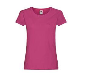 Fruit of the Loom SC1422 - T-shirt girocollo da donna Fuchsia