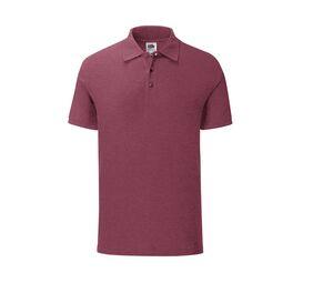 Fruit of the Loom SC3044 - Iconica polo Heather Burgundy