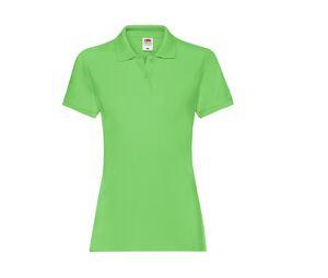 Fruit of the Loom SC386 - Polo da donna in cotone Lime