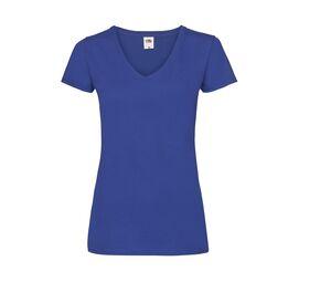 Fruit of the Loom SC601 - T-shirt Lady-Fit Value Weight scollo a V
