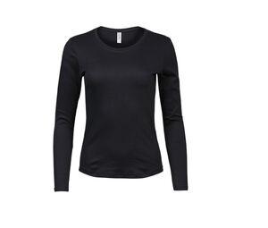Tee Jays TJ590 - Maglietta da donna a maniche lunghe Black