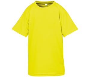 Spiro SP287J - T-shirt traspirante AIRCOOL per bambini Flo Yellow