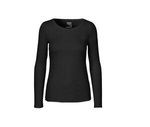 Neutral O81050 - T-shirt a manica lunga da donna Black