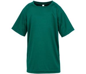 Spiro SP287J - T-shirt traspirante AIRCOOL per bambini Bottle Green