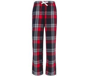 SF Mini SM083 - Pantaloni del pigiama per bambini Red / Navy Check