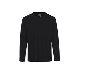 Neutral O61050 - T-shirt da uomo a manica lunga Black