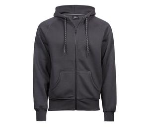 Tee Jays TJ5435 - Felpa fashion con cappuccio e zip uomo Dark Grey