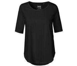 Neutral O81004 - T-shirt da donna a mezza manica Black