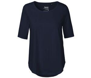 Neutral O81004 - T-shirt da donna a mezza manica Navy
