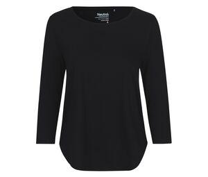 Neutral O81006 - T-shirt manica 3/4 da donna Black