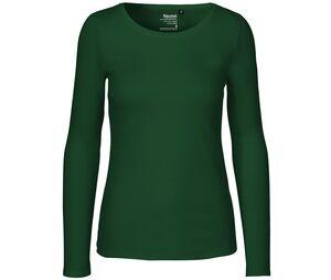 Neutral O81050 - T-shirt a manica lunga da donna Bottle Green