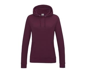 AWDIS JH01F - Felpa con cappuccio da donna Burgundy