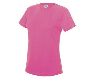 Just Cool JC005 - T-shirt della donna traspirante Neoteric ™ Electric Pink