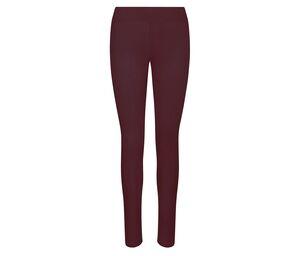 Just Cool JC070 - Leggings sportivi da donna Burgundy