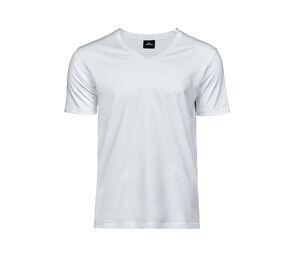 Tee Jays TJ5004 - T-shirt da uomo con scollo a V White