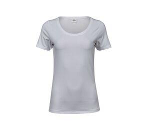 Tee Jays TJ450 - T-shirt per il collo tondo elasticizzato White