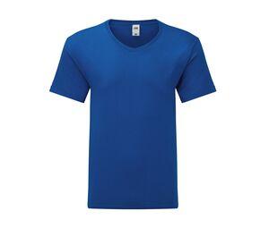 Fruit of the Loom SC154 - T-shirt da uomo con scollo a V Royal Blue
