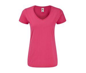 Fruit of the Loom SC155 - T-shirt da donna con scollo a V