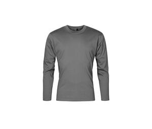 Promodoro PM4099 - T-shirt da uomo a maniche lunghe Steel Gray