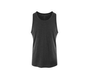 JUST T'S JT007 - Canotta da uomo in tre miscele Heather Black