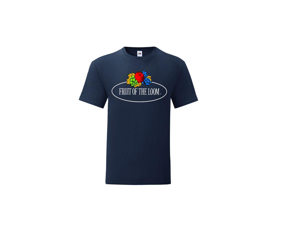 FRUIT OF THE LOOM VINTAGE SCV150 - T-shirt da uomo con logo Fruit of the Loom