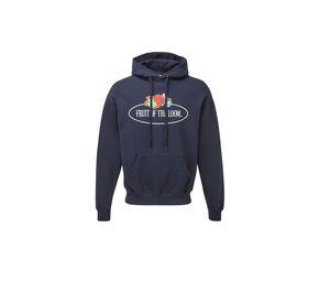 FRUIT OF THE LOOM VINTAGE SCV270 - Felpa con cappuccio unisex con logo Fruit of the Loom Deep Navy