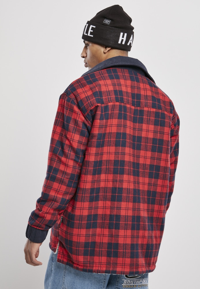Southpole SP037C - Giacca Southpole Check Flannel Sherpa 