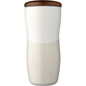 PF Concept 100592 - Bicchiere in ceramica Reno a doppia parete da 370 ml White