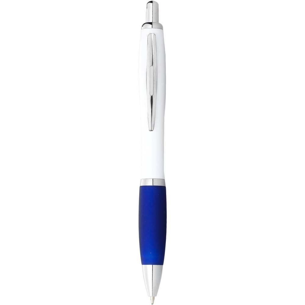 PF Concept 106900 - Penna a sfera con fusto bianco e impugnatura colorata Nash
