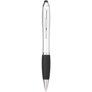 PF Concept 106903 - Penna a sfera colorata con stylus e impugnatura nera Nash Silver
